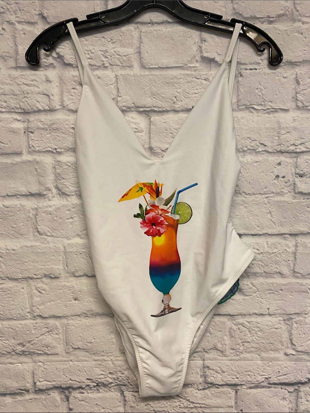 NWT Show Me Your MuMu One-Piece Swimsuit with Tropical Cocktail Size Size Small